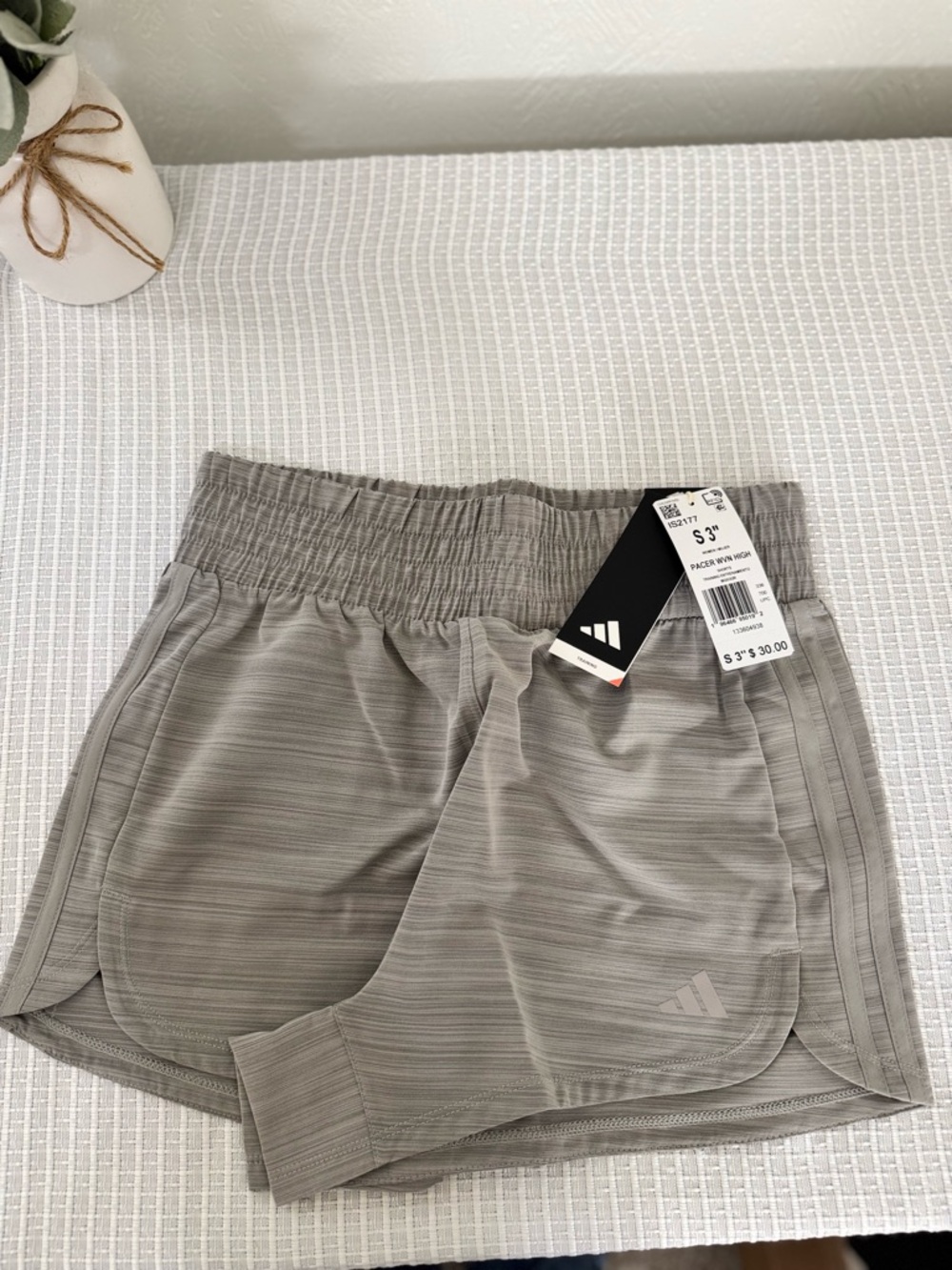adidas Women's Athletic Shorts in Taupe